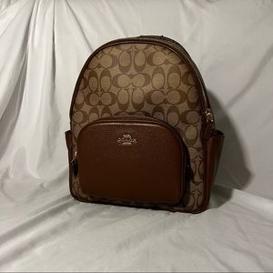 ✨Authentic✨ Coach double zipper backpack
